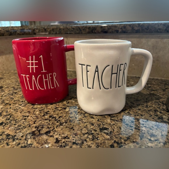 Rae Dunn Other - Two Rae Dunn Teacher Mugs